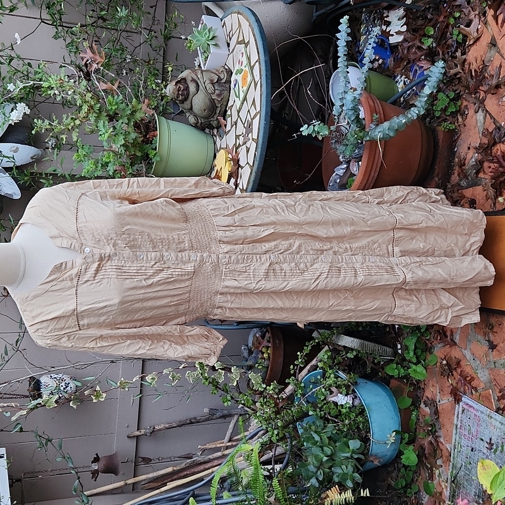 Margaux Riviera Button Down Dress Size Large